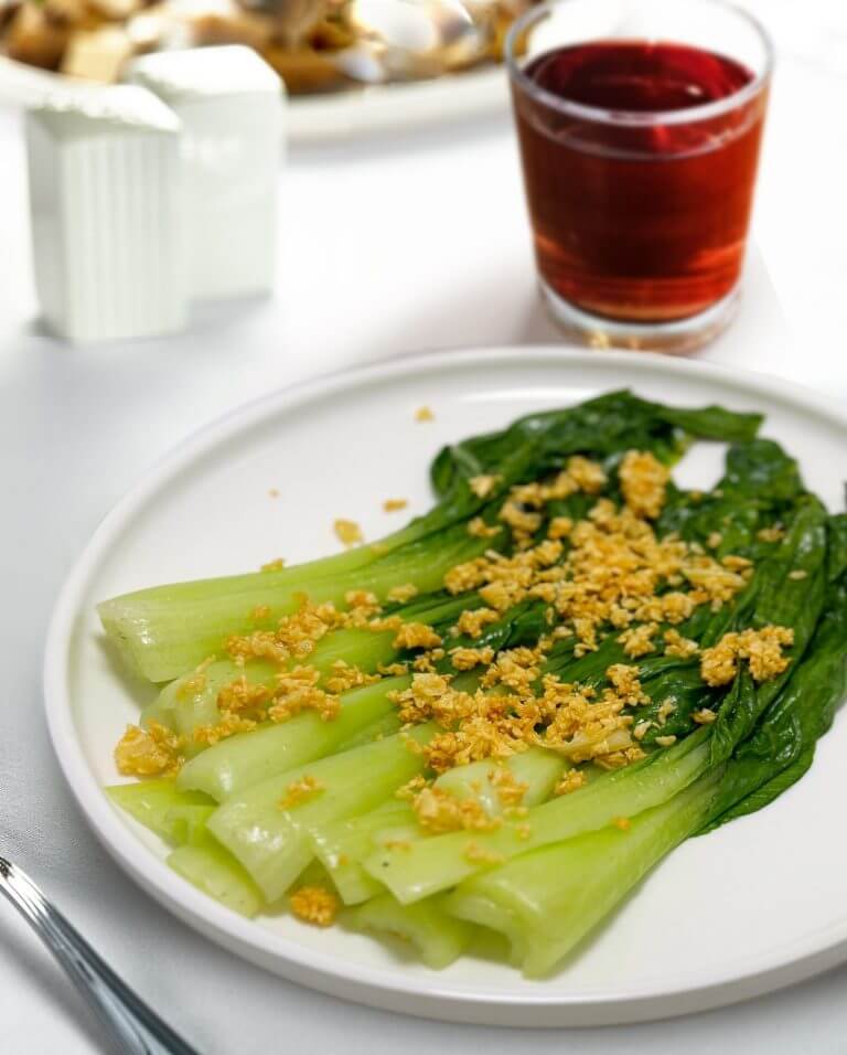 Stir-fry Green Vege with Garlic