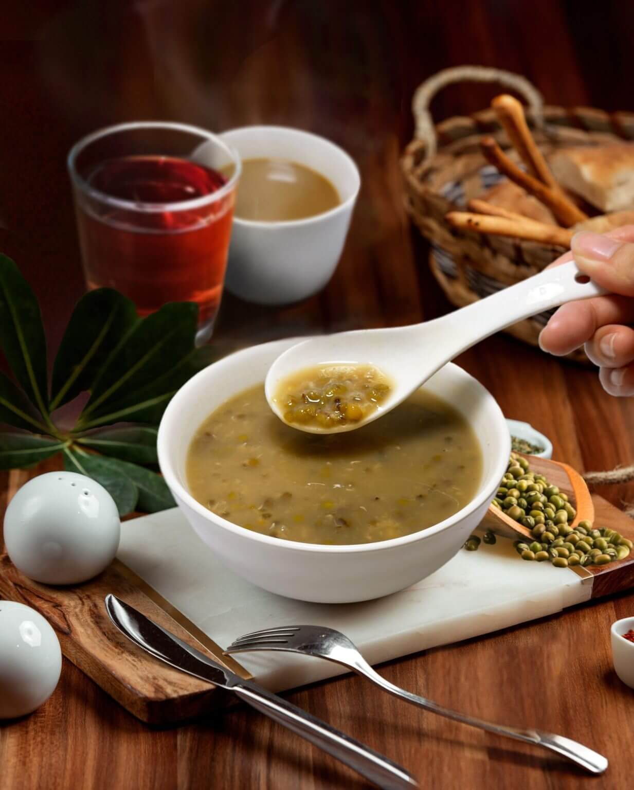 Radiant's Organic Sprouted Green Bean Soup